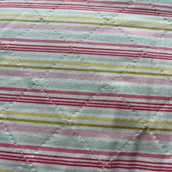 Large Toss Cushion 26"x26" Floral Stripes Countrycore Bedroom Living Room - Picture 6 of 8